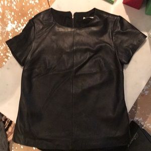 Trina Turk leather top